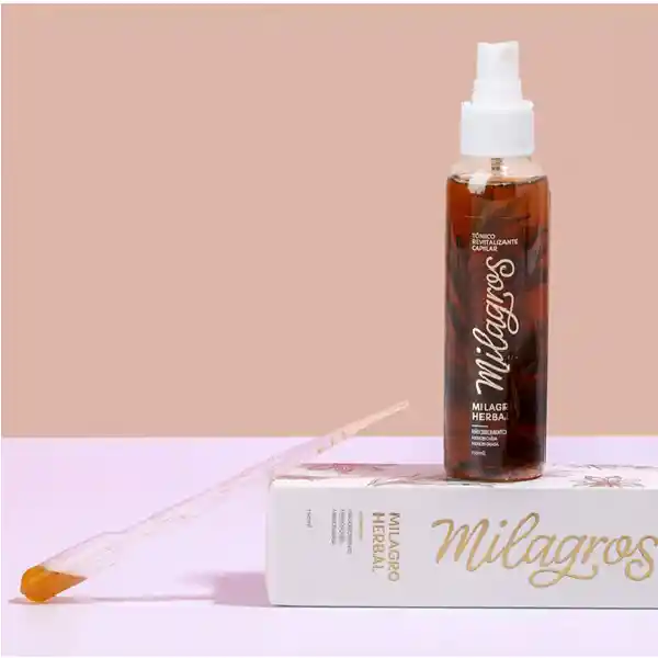 Tónico Revitalizante Capilar Milagro Herbal 110 Ml
