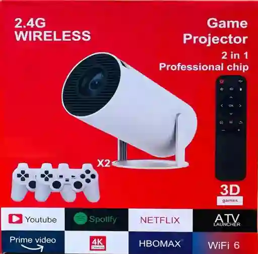 Proyector Con Juegos 2 En 1 Professional Chip