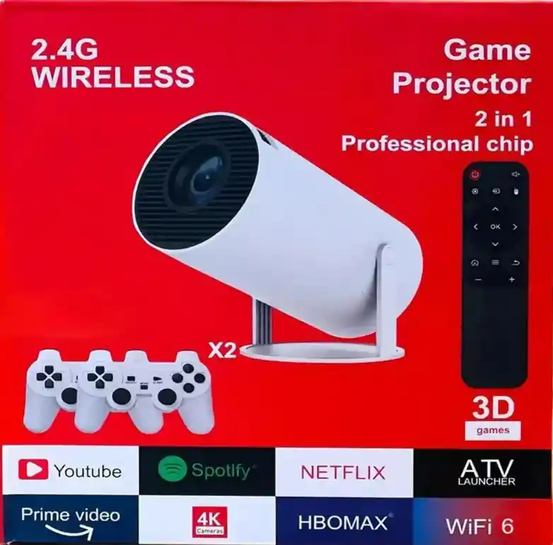 Proyector Con Juegos 2 En 1 Professional Chip
