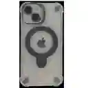 Estuche Magsafe Borde Color Gris Iphone 15