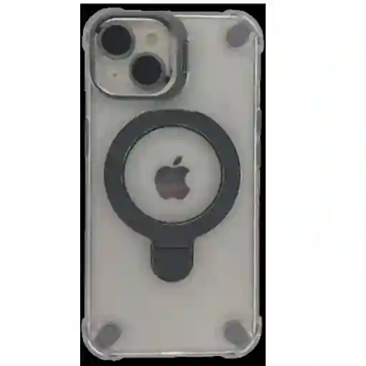 Estuche Magsafe Borde Color Gris Iphone 15