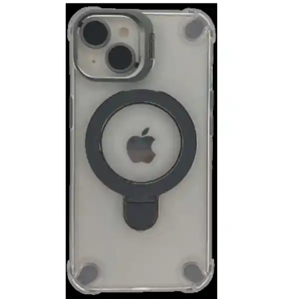 Estuche Magsafe Borde Color Gris Iphone 15