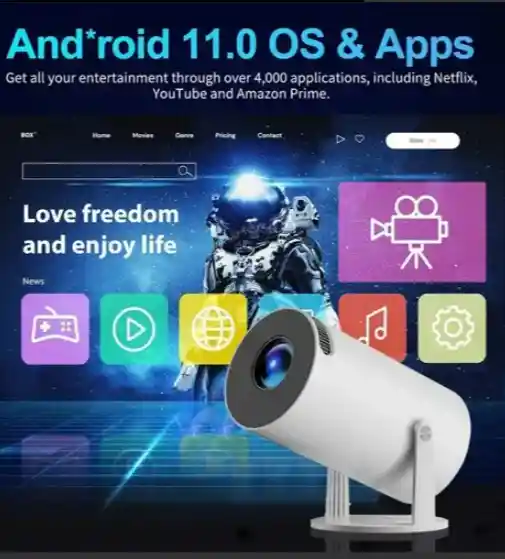 Proyector Inteligente Con Videojuegos X10 Plus