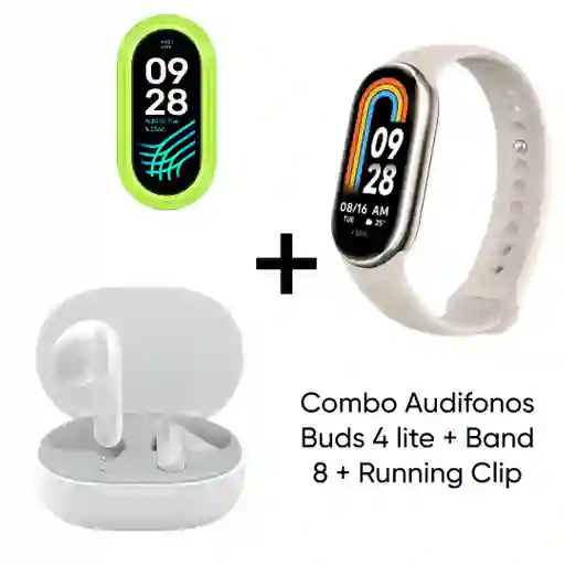 Combo Buds 4 Lite + Band 8 + Running Clip