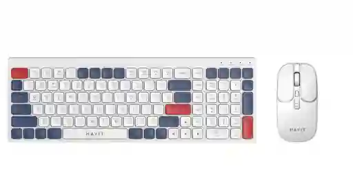 Combo Teclado Y Mouse Recargable Inalambrico Havit Kb830wb-sp
