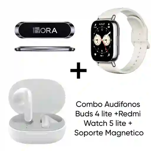 Combo Buds 4 Lite + Watch 5 Lite + Soporte Magnetico
