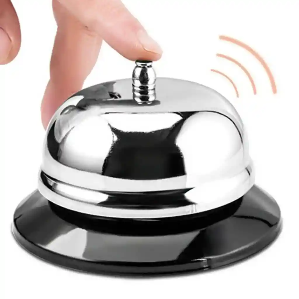 Campana Timbre De Cocina Hotel Recepción Restaurante Pedido