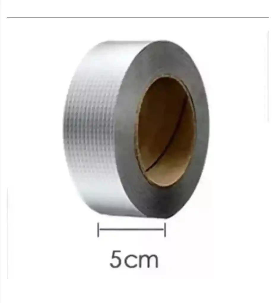 Cinta Impermeable De Butilo Superfierte De 5cm X10 M