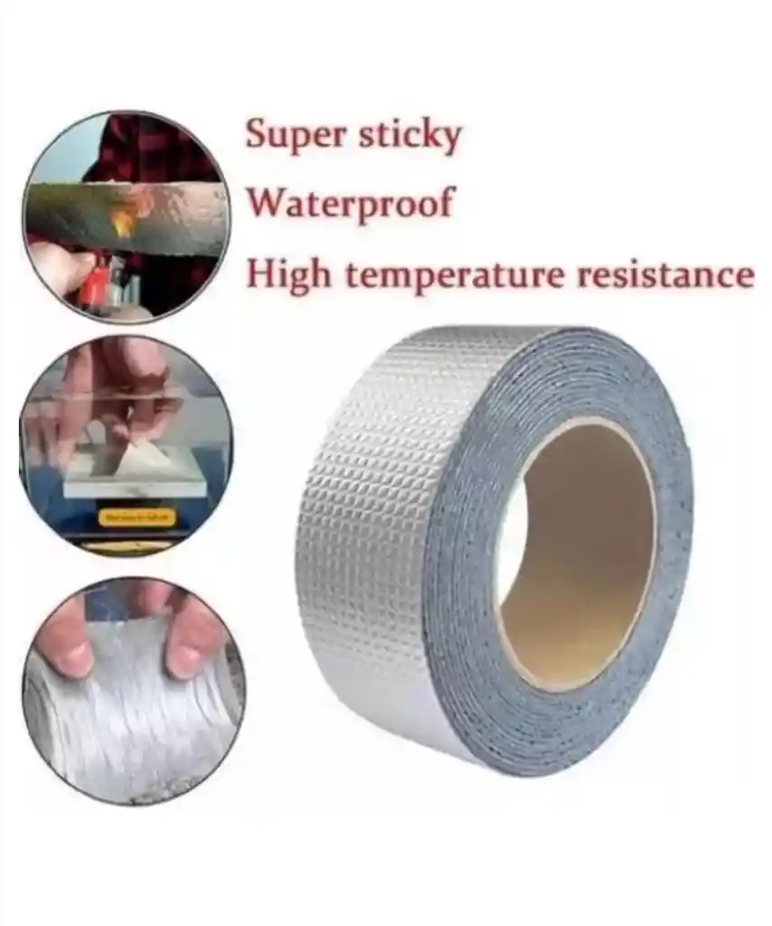 Cinta Impermeable De Butilo Superfierte De 5cm X10 M
