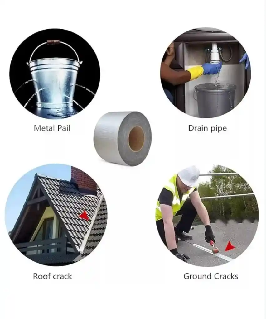 Cinta Impermeable De Butilo Superfierte De 5cm X10 M