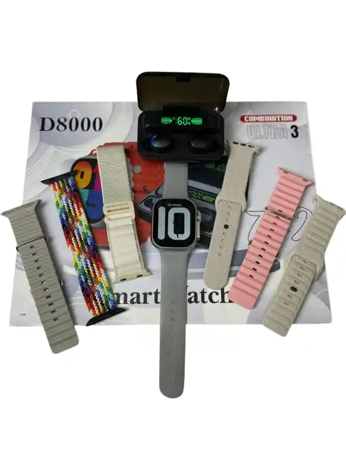 Combo Smartwatch Ultrafit D8000 Ultra 3