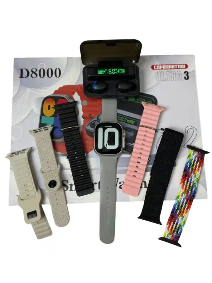 Combo Smartwatch Ultrafit D8000 Ultra 3