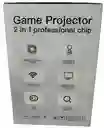 Proyector Gamer Juegos Con 2 Mandos A Distancia Inalámbricos