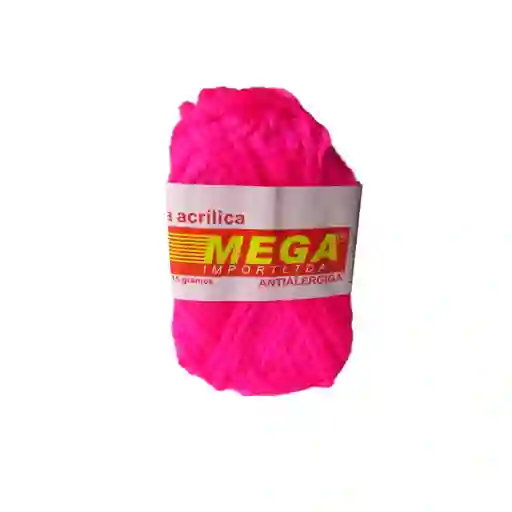 Lana Acrílica Escolar Antialérgica Mega Fucsia Neon 078
