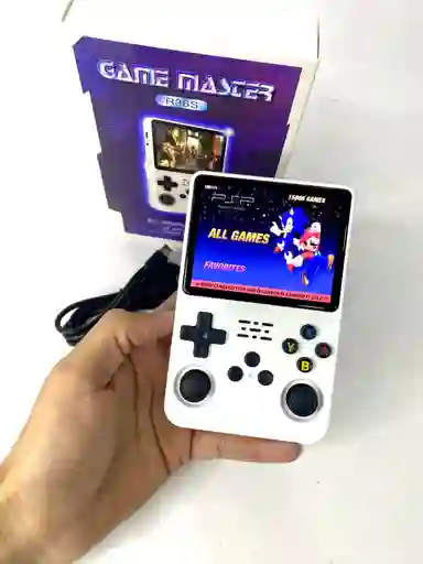 Consola De Video Juegos R36s Blanca Con Mas De 20 Mil Juegos 🎮🚀