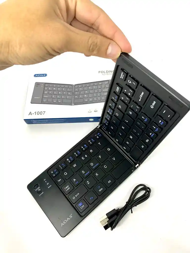 Teclado Plegable Bluetooth Inalambrico Para Tablet, Celular O Pc 📱💻