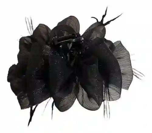 Pinza De Flor Negra