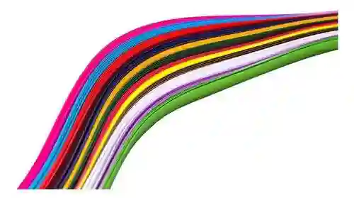 Papel Filigrana En Tiras Multicolor
