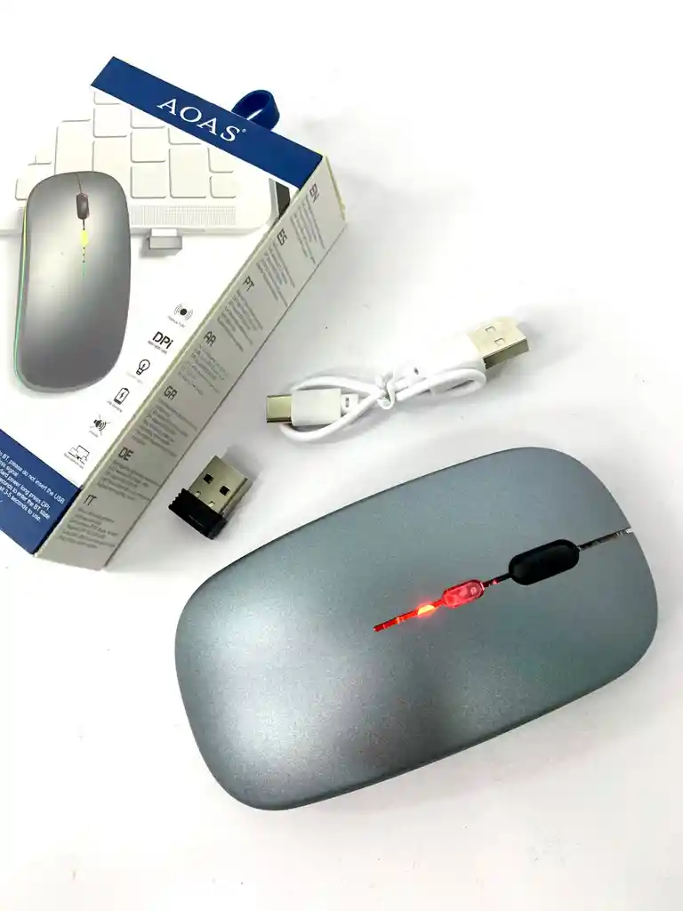 Mouse Inalambrico Bluetooth Recargable😍💻