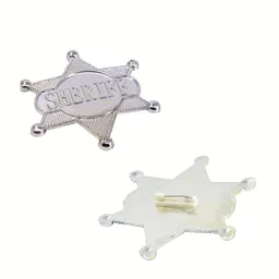 Placa Sheriff Plateada