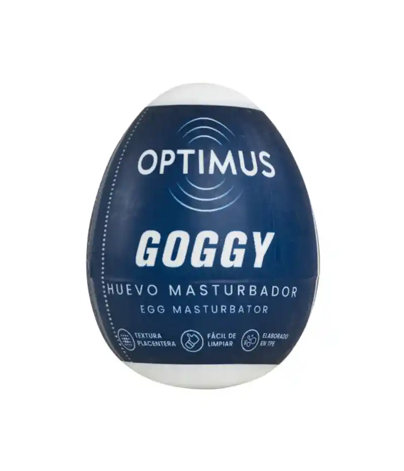 Huevo Masturbador Goggy Con Textura Interna