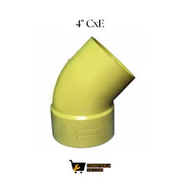 Semicodo Sanitaria C X E 4"