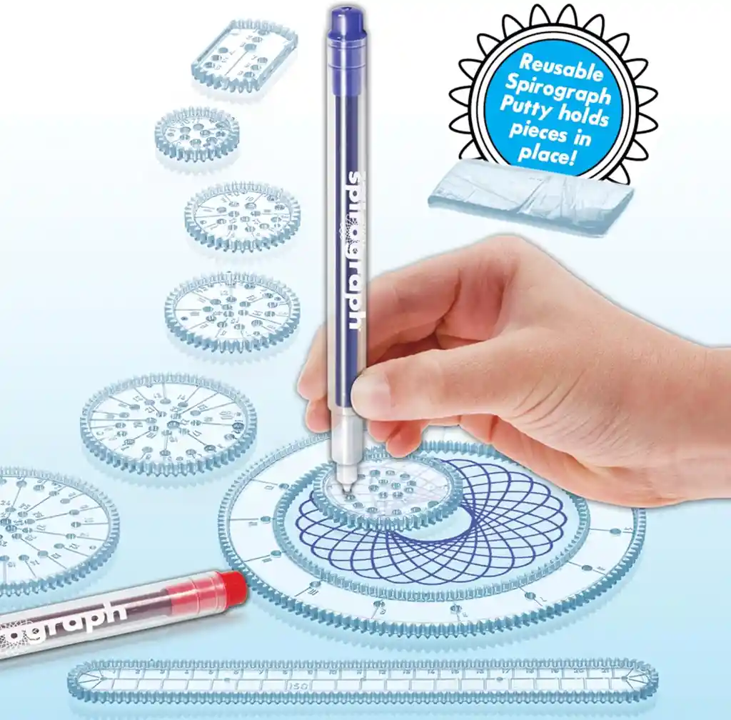 Espirografo Original Herramienta Diseño Grafico Gemometría