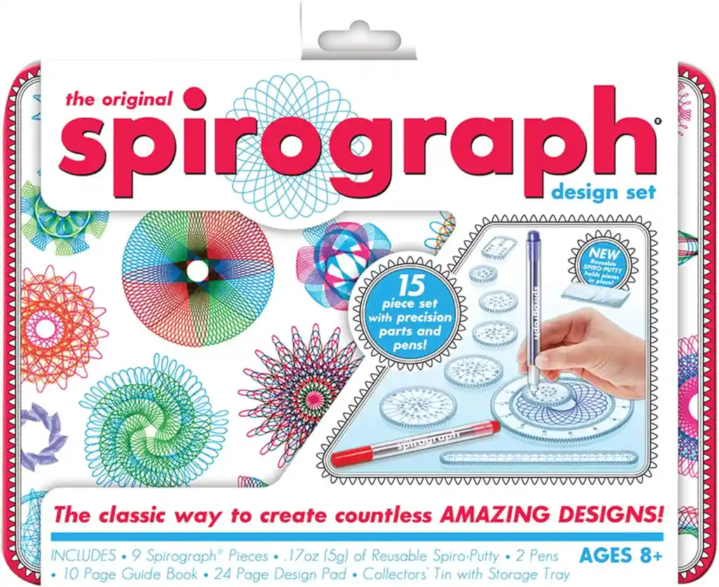 Espirografo Original Herramienta Diseño Grafico Gemometría