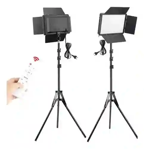 Panel Led De 30cm Profesional Con Control + Trípode