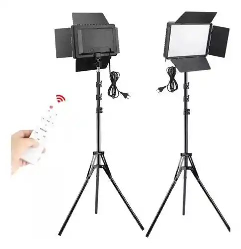 Panel Led De 30cm Profesional Con Control + Trípode