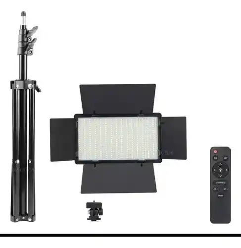 Panel Led De 30cm Profesional Con Control + Trípode