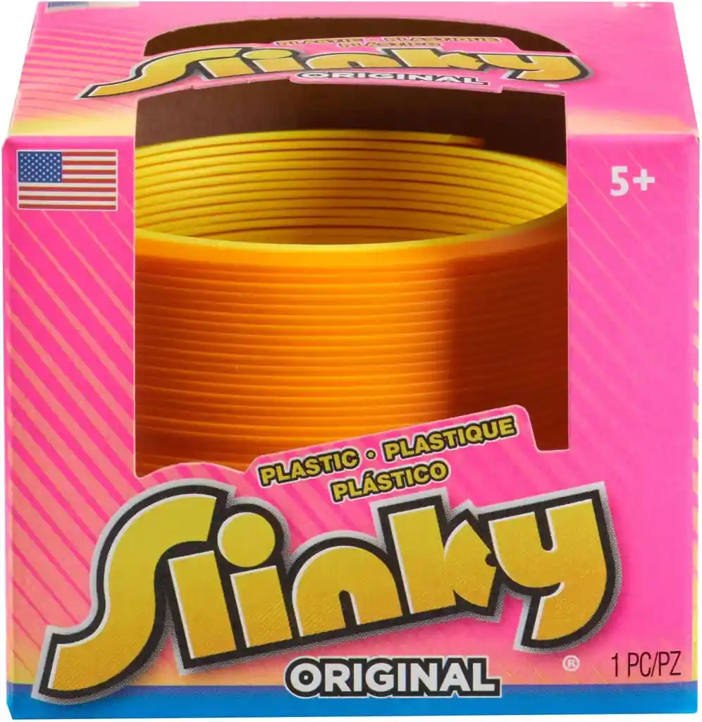 Slinky Original Plástico X1u Made In Usa Walking Spring Juego Resorte