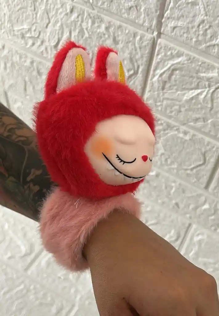 Pulcera Labubu Peluche Con Luces Y Sonido