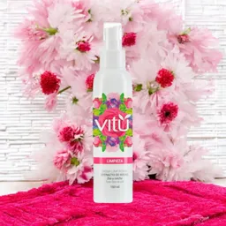 Crema Limpiadora Extracto De Rosas Vitú 150ml Limpieza Día Y Noche