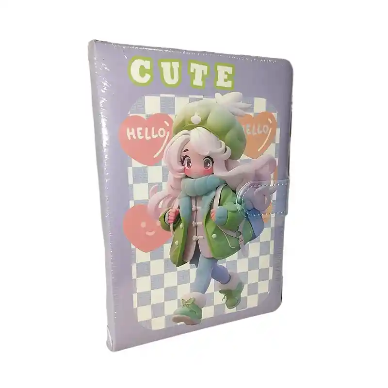 Agenda Mediana Relieve Con Broche