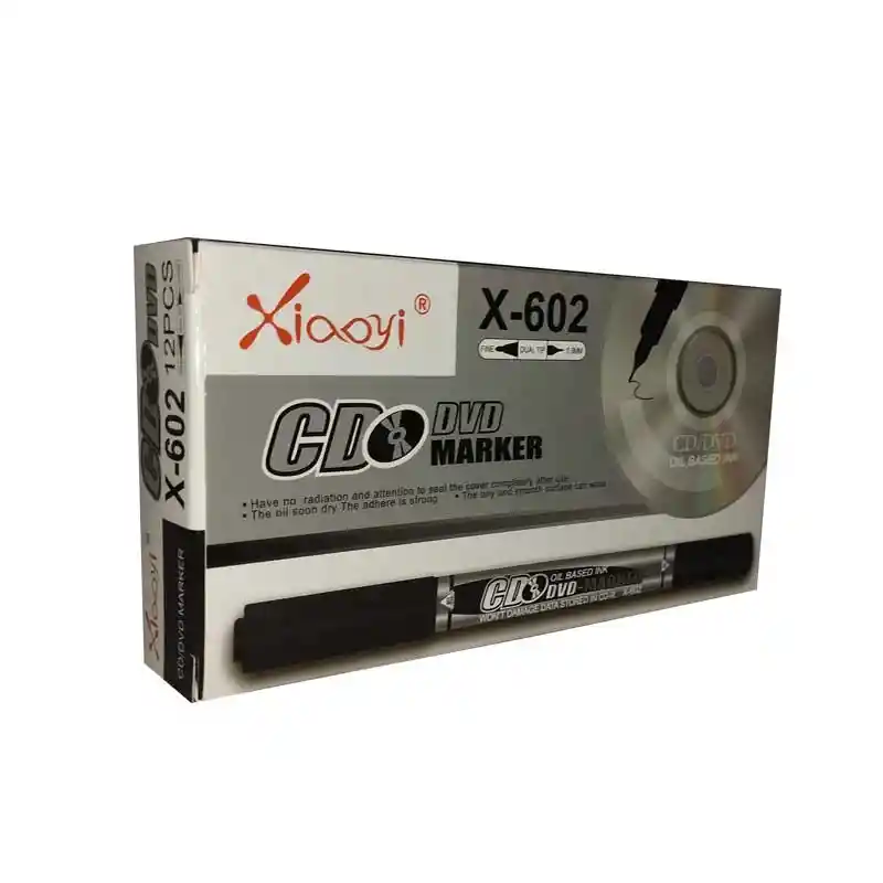 Marcador Borrable Doble Punta Cd Xiaoyi X 12