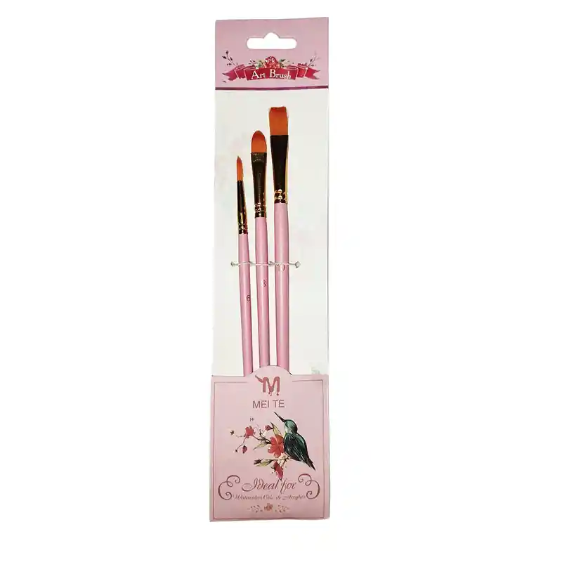 Pincel Estuche 3 Und Pastel Meite