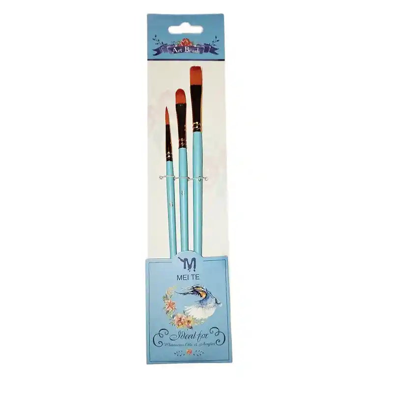 Pincel Estuche 3 Und Pastel Meite