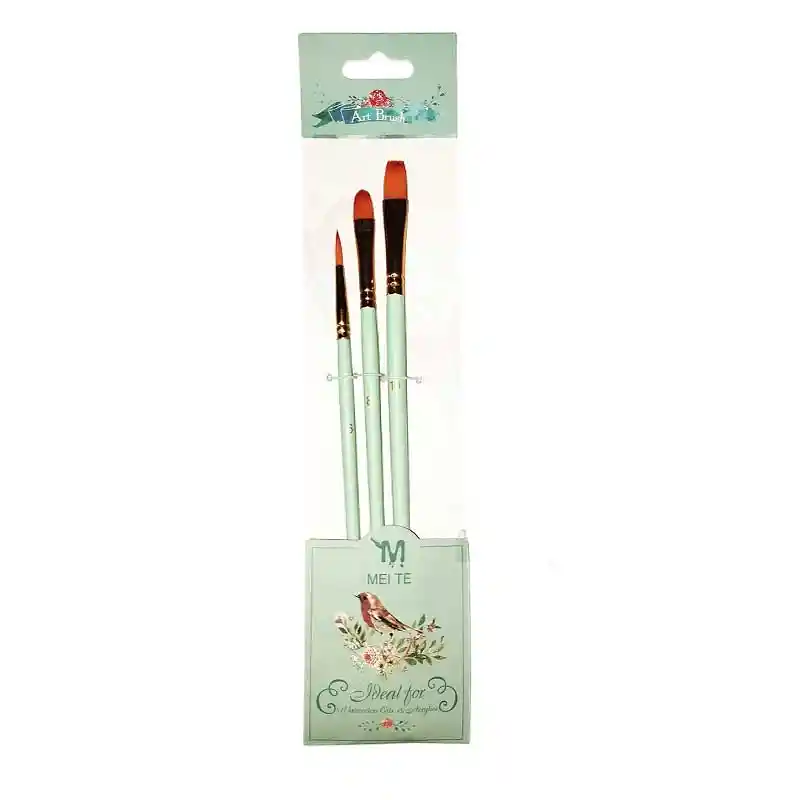 Pincel Estuche 3 Und Pastel Meite