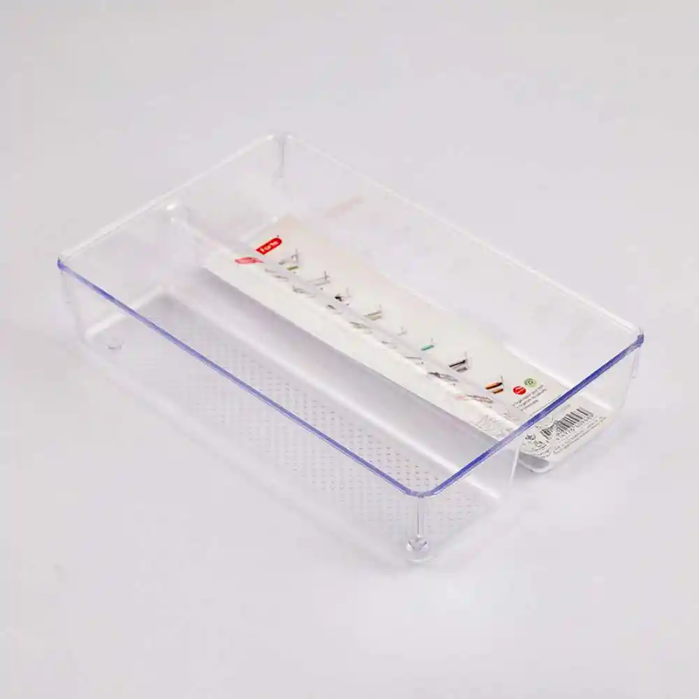 Organizador Plasticforte Nev 15x5x23cm Translucido Plastico