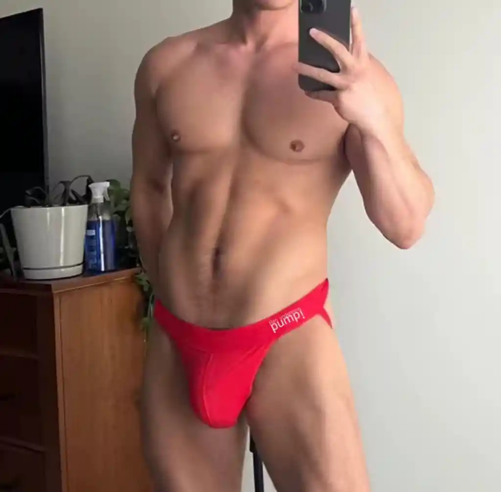 Suspensorio Jockstrap Lencería Gay Pump Rojo Lgbtiq Ropa Íntima Masculina Tanga Sexy Red Lenceria Erotica