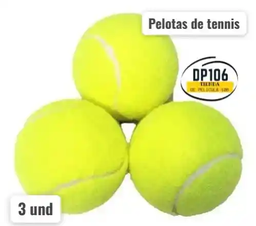 Pelotas De Tennis X 3 Und