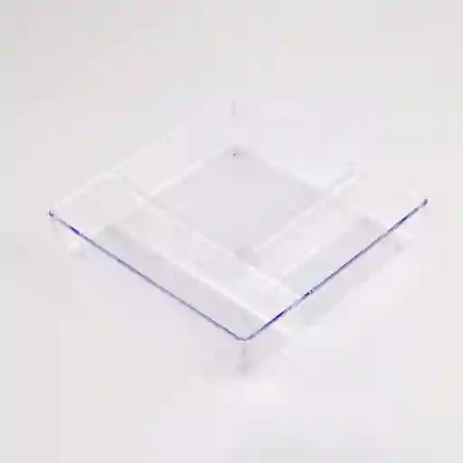 Organizador Plasticforte Nev 23x5x23cm Translucido Plastico