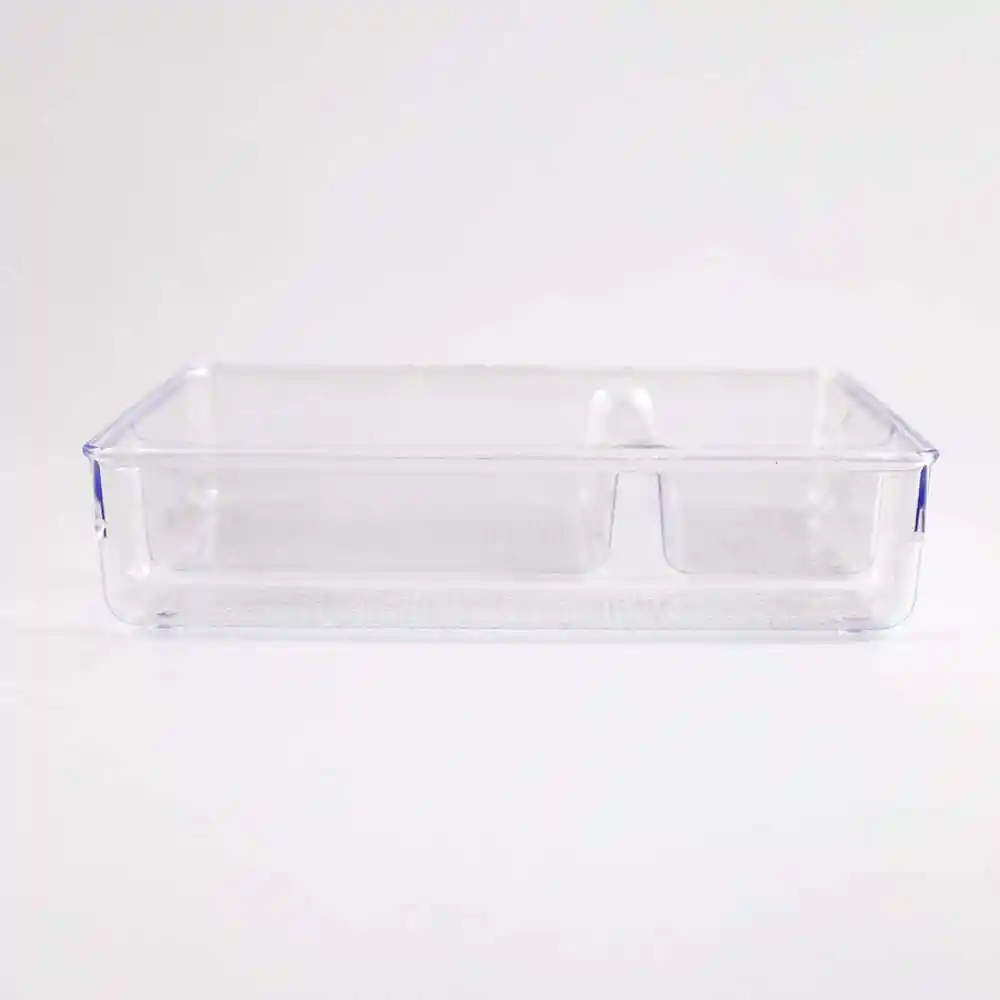 Organizador Plasticforte Nev 23x5x23cm Translucido Plastico