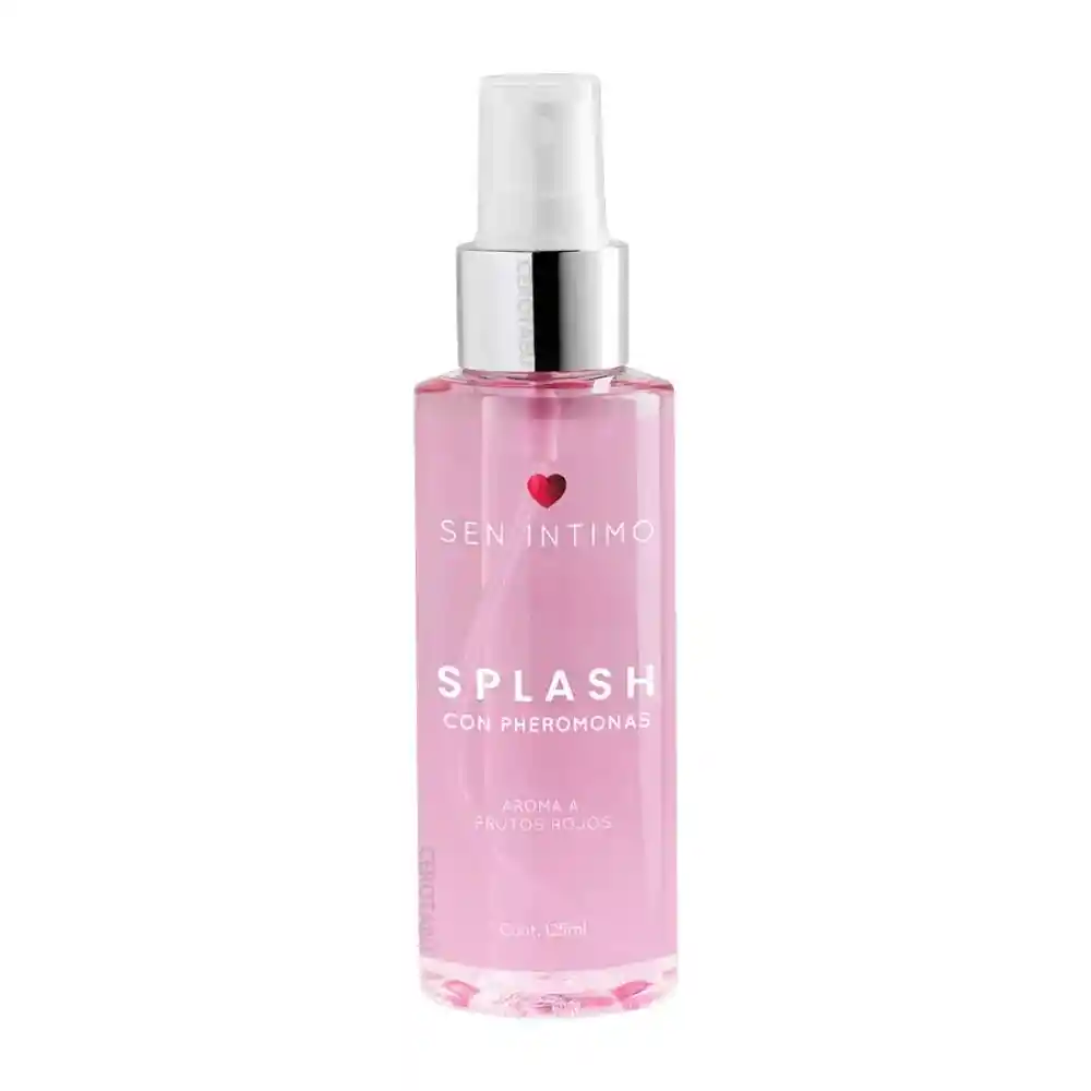 Perfume Splash Con Feromonas Femenino Frutos Rojos 125 Ml