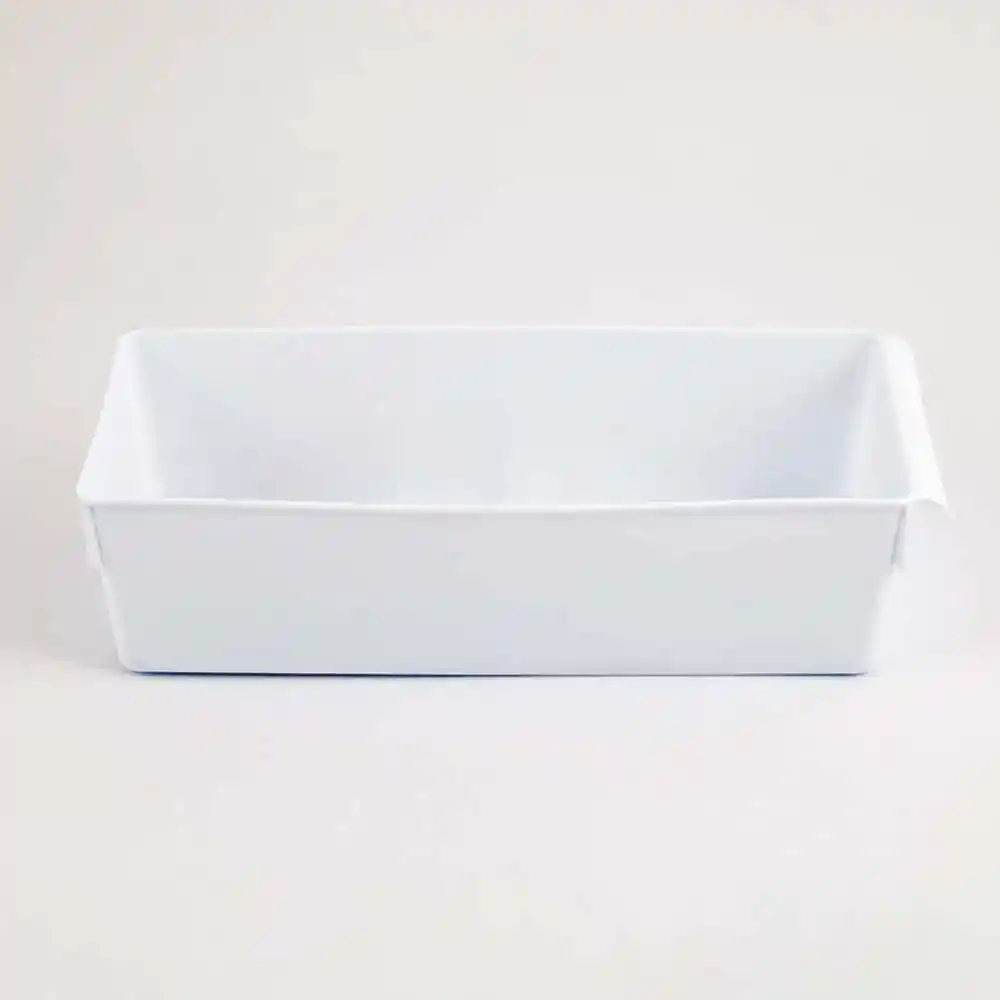 Organizador Plasticforte 14x10x37cm Blanco Polietileno