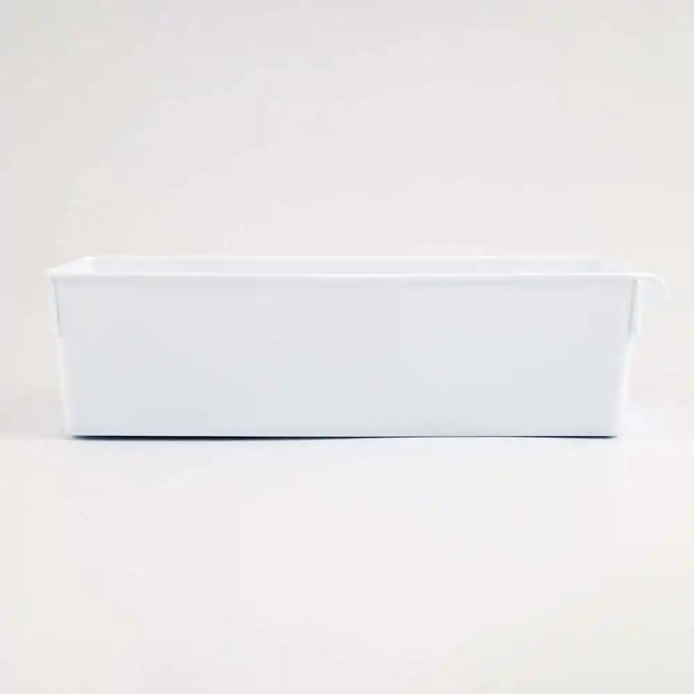 Organizador Plasticforte 14x10x37cm Blanco Polietileno