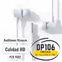Audifonos Hd Earphones Tipo Chupa Pzx 1562