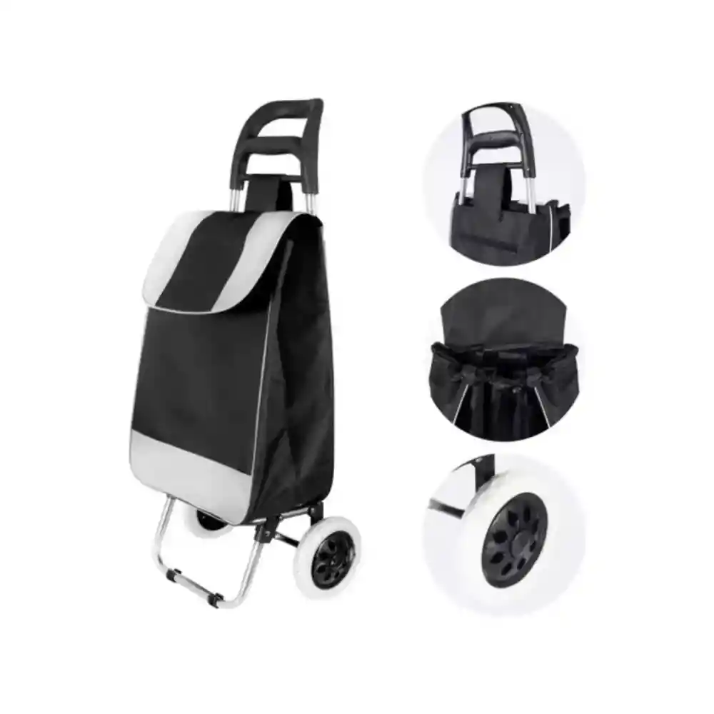 Carrito De Tela Multifuncional Negro N02