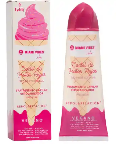 Lehit Tratamiento Capilar Repolarizador Coctel De Frutos Rojos